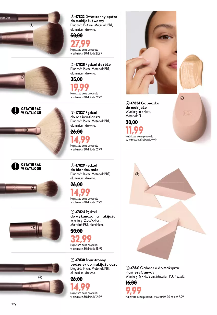 Gazetka promocyjna Oriflame - eKatalog 12 - ważna 19.08 do 08.09.2026 - strona 70 - produkty: Makijaż, Pędzel do różu, Rozświetlacz