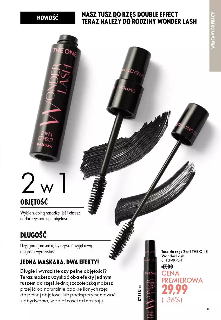 Gazetka promocyjna Oriflame - eKatalog 12 - ważna 19.08 do 08.09.2026 - strona 9 - produkty: Lack, Maska, Maskara, Tera, The ONE, Tusz