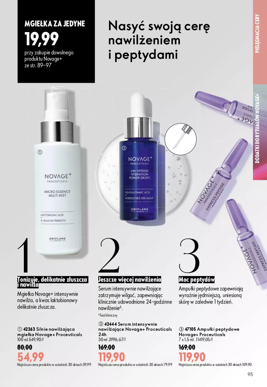 Gazetka promocyjna Oriflame - eKatalog 12 - ważna 19.08 do 08.09.2026 - strona 95 - produkty: LG, NovAge, Rum, Ser, Serum