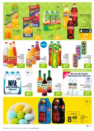 Gazetka promocyjna Carrefour - Gazetka Carrefour - Gazetka - ważna od 22.03 do 22.03.2021 - strona 21 - produkty: Nałęczowianka, Sok, Napój energetyczny, Kosz, Coca-Cola, Pepsi, Sok jabłkowy, Tiger, Oranżada, Hellena, Napój gazowany, Tymbark, Syrop, Fanta, Woda mineralna, Woda, Sprite, Napój, Herbapol, Nektar, Hortex, Fa