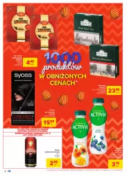 Gazetka promocyjna Carrefour - Gazetka Carrefour - Gazetka - ważna od 22.03 do 22.03.2021 - strona 4 - produkty: Piwa, Piwo, Ser, Gra, Królewski, Jogurt, Karp, Activia, Syoss, Herbata, Farba do włosów, Fa
