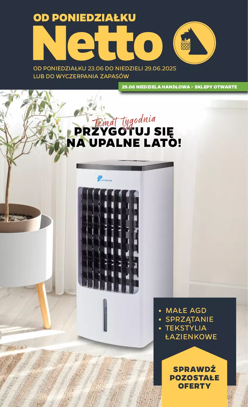 Gazetka promocyjna Netto - Od Poniedziałku Przemysłowa - ważna 23.06 do 29.06.2025 - strona 1 - produkty: Sprzątanie