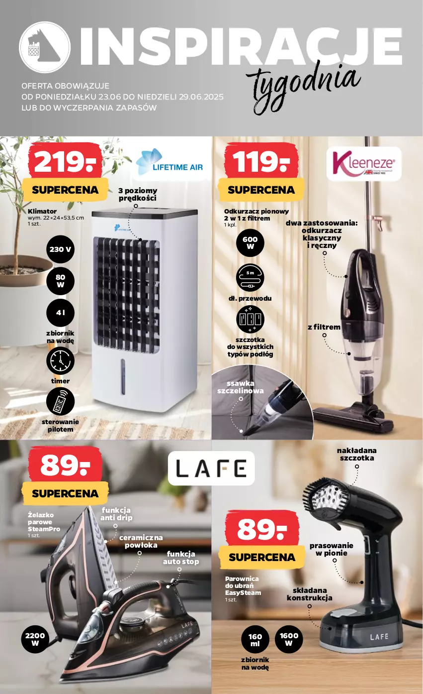 Gazetka promocyjna Netto - Od Poniedziałku Przemysłowa - ważna 23.06 do 29.06.2025 - strona 2 - produkty: Odkurzacz, Parownica, Szczotka, Top