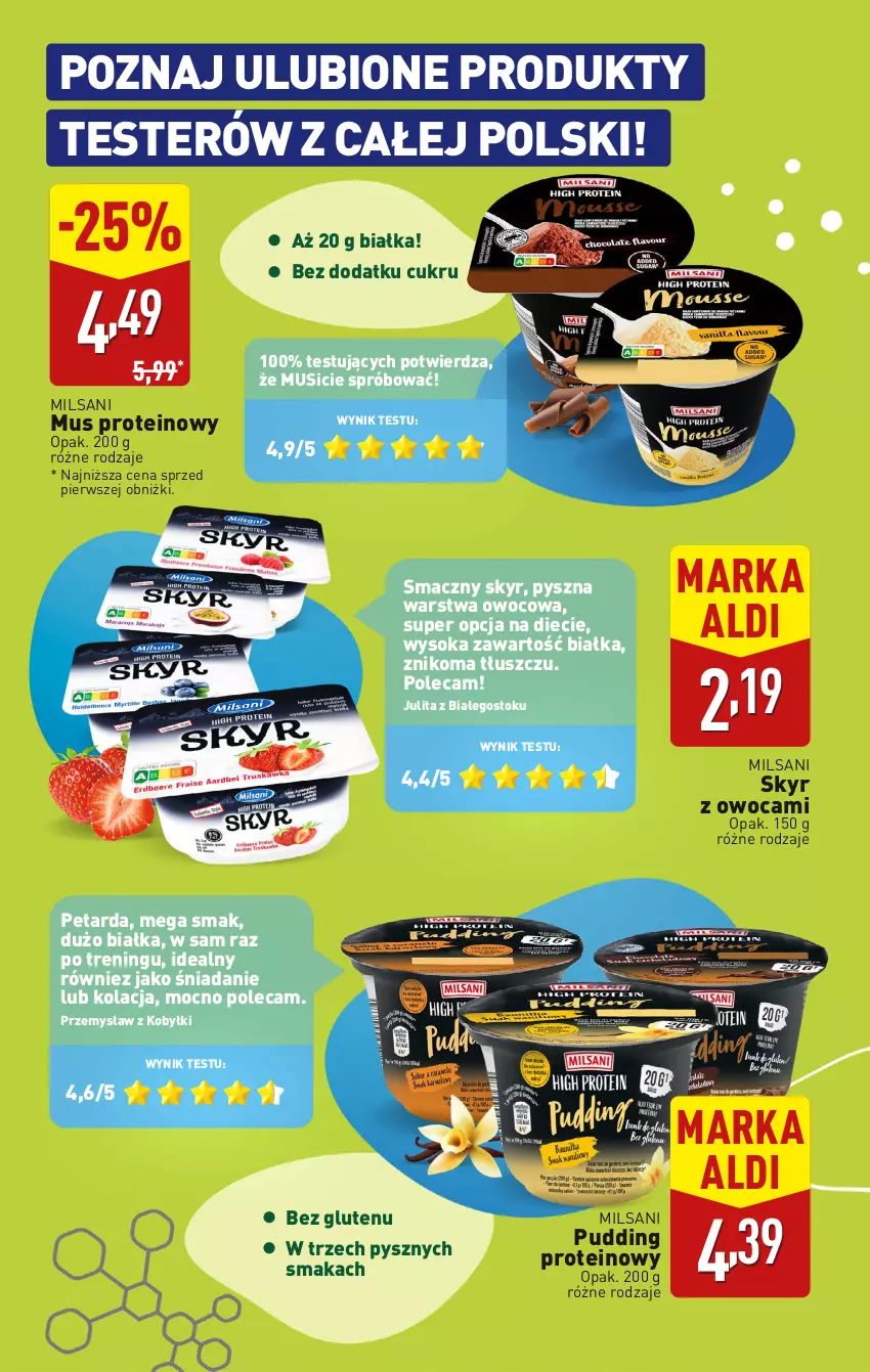 Gazetka promocyjna Aldi - Katalog Vege - ważna 01.01 do 31.01.2025 - strona 3 - produkty: Mus, Pudding, Sok