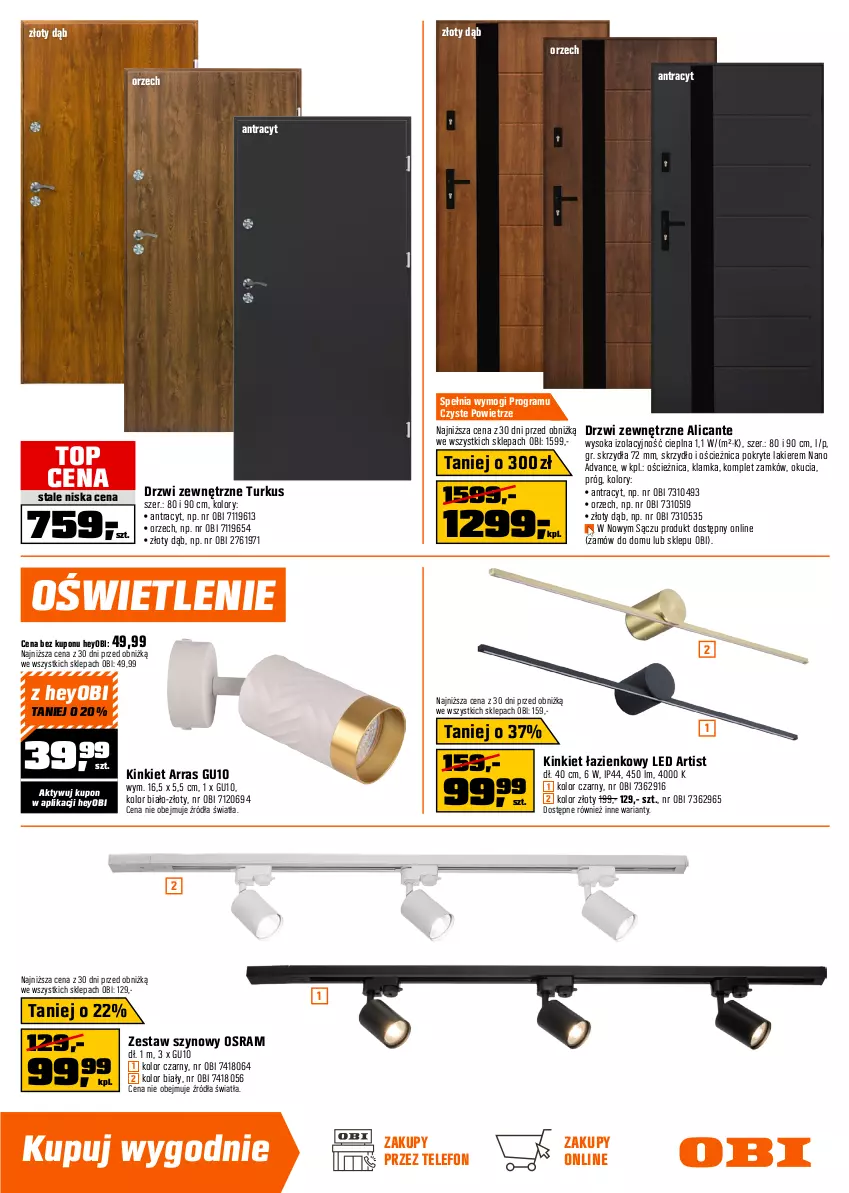 Gazetka promocyjna Obi - Gazetka OBI - ważna 28.01 do 17.02.2026 - strona 11 - produkty: Drzwi, Drzwi zewnętrzne, Gra, Groszek, Klamka, Lakier, Rust, Skrzydło drzwiowe, Sok, Telefon, Top