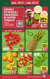 Gazetka promocyjna Aldi - Farmer ALDIK poleca świeże owoce i warzywa - Gazetka - ważna od 23.11 do 23.11.2024 - strona 3 - produkty: Ananas, Pomarańcze, Maliny, Groszek, Jabłka, Grejpfrut