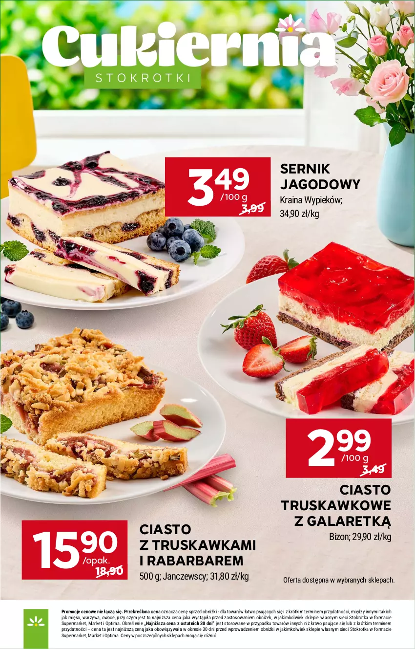 Gazetka promocyjna Stokrotka - Market - ważna 02.06 do 10.06.2026 - strona 8 - produkty: Gala, Mięso, Optima, Owoce, Ser, Warzywa