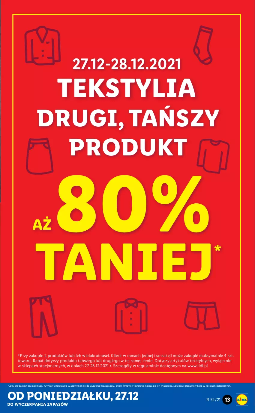 Gazetka promocyjna Lidl - GAZETKA - ważna 27.12 do 31.12.2021 - strona 13 - produkty: Rama, Tran