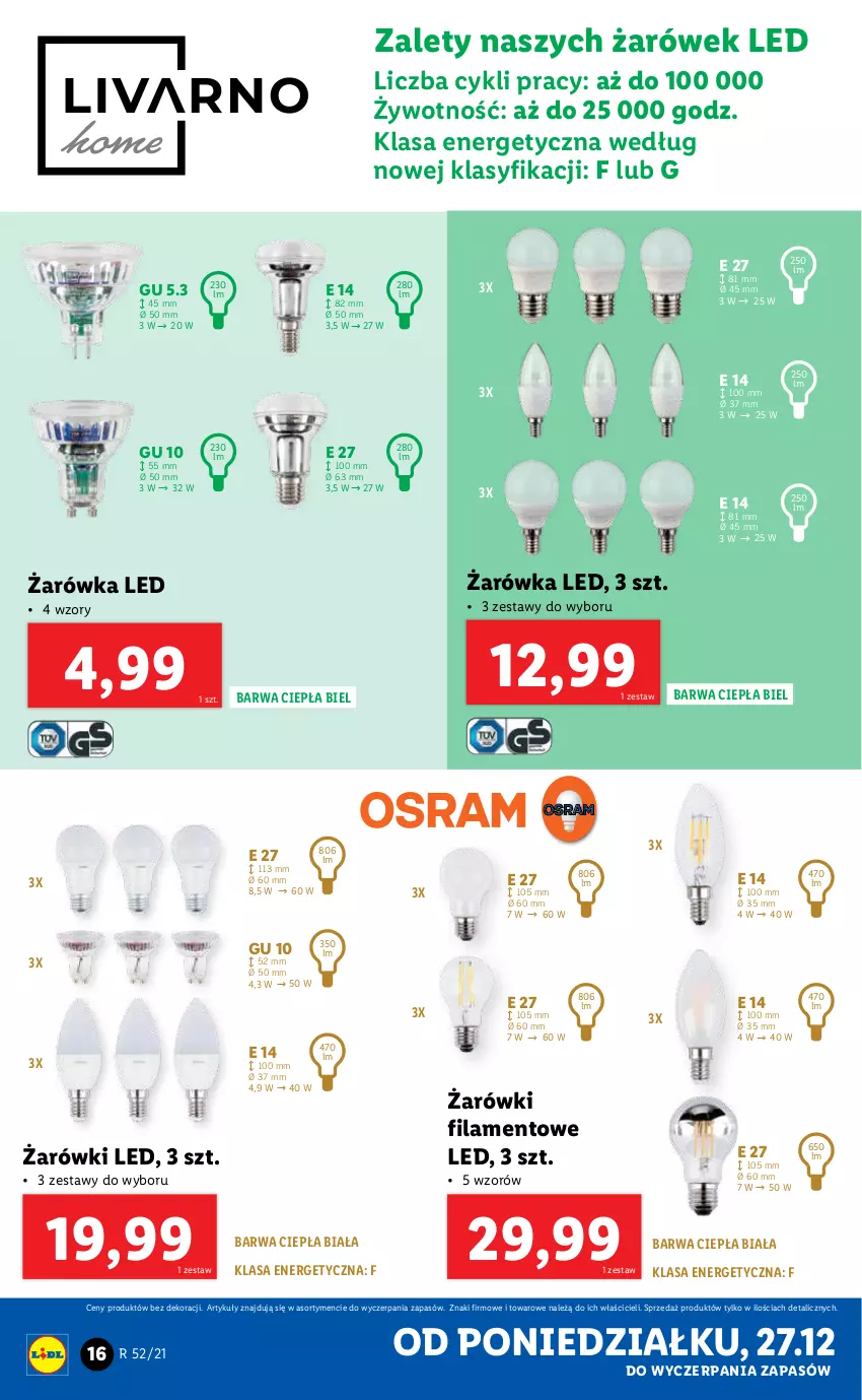 Gazetka promocyjna Lidl - GAZETKA - ważna 27.12 do 31.12.2021 - strona 16