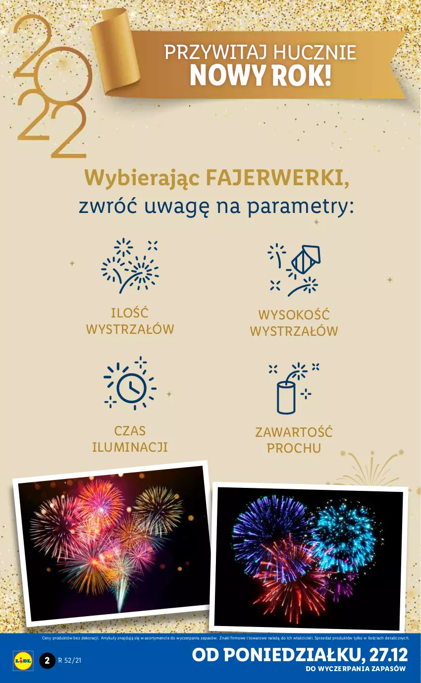 Gazetka promocyjna Lidl - GAZETKA - ważna 27.12 do 31.12.2021 - strona 2 - produkty: Fa, Sok, Strzałów