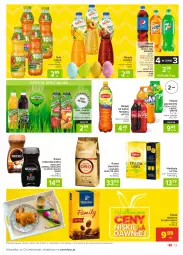 Gazetka promocyjna Carrefour - Gazetka Market - Gazetka - ważna od 27.03 do 27.03.2021 - strona 13 - produkty: Tchibo, Nescafé, Kawa rozpuszczalna, Sok, 7up, Kawa ziarnista, Mirinda, Kawa mielona, Kawa, Kosz, Coca-Cola, Lack, Pepsi, Lipton, Napój gazowany, Tymbark, Tchibo Family, Fanta, Lavazza, Kubuś, Sprite, Herbata, Napój, Nektar, Hortex, Fa