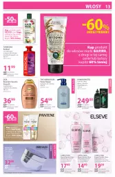 Gazetka promocyjna Hebe - Gazetka - Gazetka - ważna od 03.03 do 03.03.2026 - strona 13 - produkty: Elseve, Ser, Rum, Pantene, L’Oréal, Serum, Tonik, Szampon, SESSIO, Odżywka, Maska, Fa
