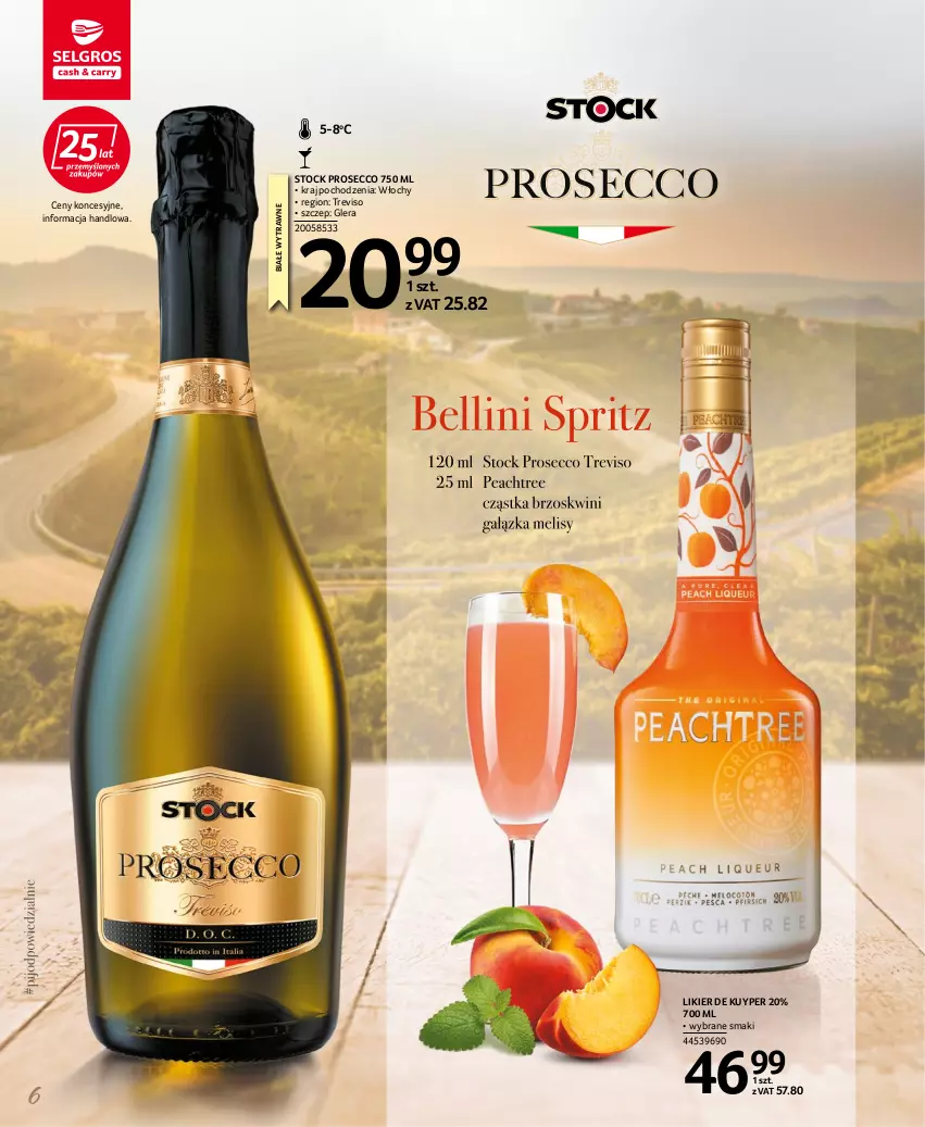 Gazetka promocyjna Selgros - Katalog wina - ważna 22.04 do 31.12.2022 - strona 6 - produkty: Likier, Prosecco, Stock