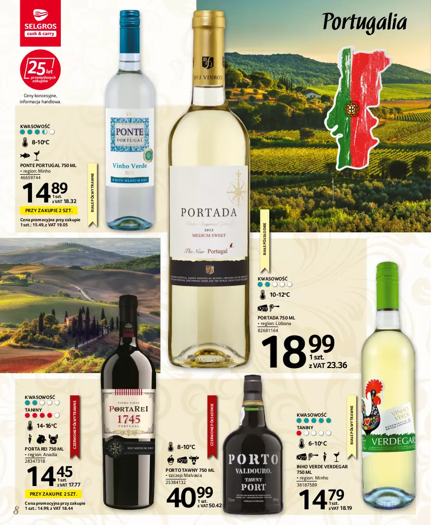 Gazetka promocyjna Selgros - Katalog wina - ważna 22.04 do 31.12.2022 - strona 8 - produkty: Dega, Por, Portada