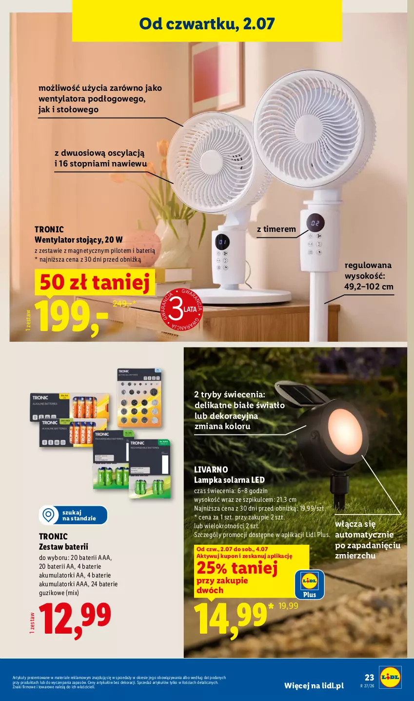 Gazetka promocyjna Lidl - Katalog ważny od 29.06 - ważna 29.06 do 04.07.2026 - strona 31 - produkty: Akumulator, Ivar, Sok, Top