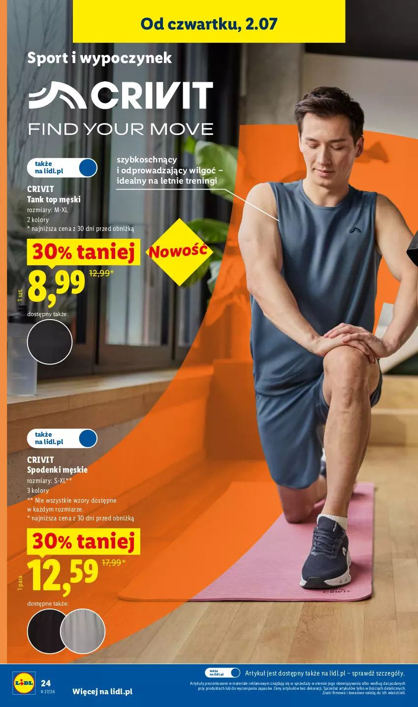 Gazetka promocyjna Lidl - Katalog ważny od 29.06 - ważna 29.06 do 04.07.2026 - strona 34 - produkty: LG, Por, Sport, Top