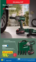 Gazetka promocyjna Lidl - Katalog ważny od 29.06 - Gazetka - ważna od 04.07 do 04.07.2026 - strona 40 - produkty: Parkside, Lampa robocza LED, Lampa, Ogród, Klucz udarowy, Akumulator
