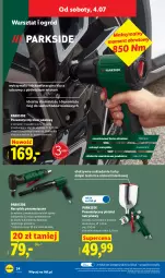 Gazetka promocyjna Lidl - Katalog ważny od 29.06 - Gazetka - ważna od 04.07 do 04.07.2026 - strona 44 - produkty: Parkside, Noż, Koc, Nożyce, Walizka, Szczotka, Młotek, Młot, Pistolet, Olej, Ogród, Klucz udarowy, LG, Fa