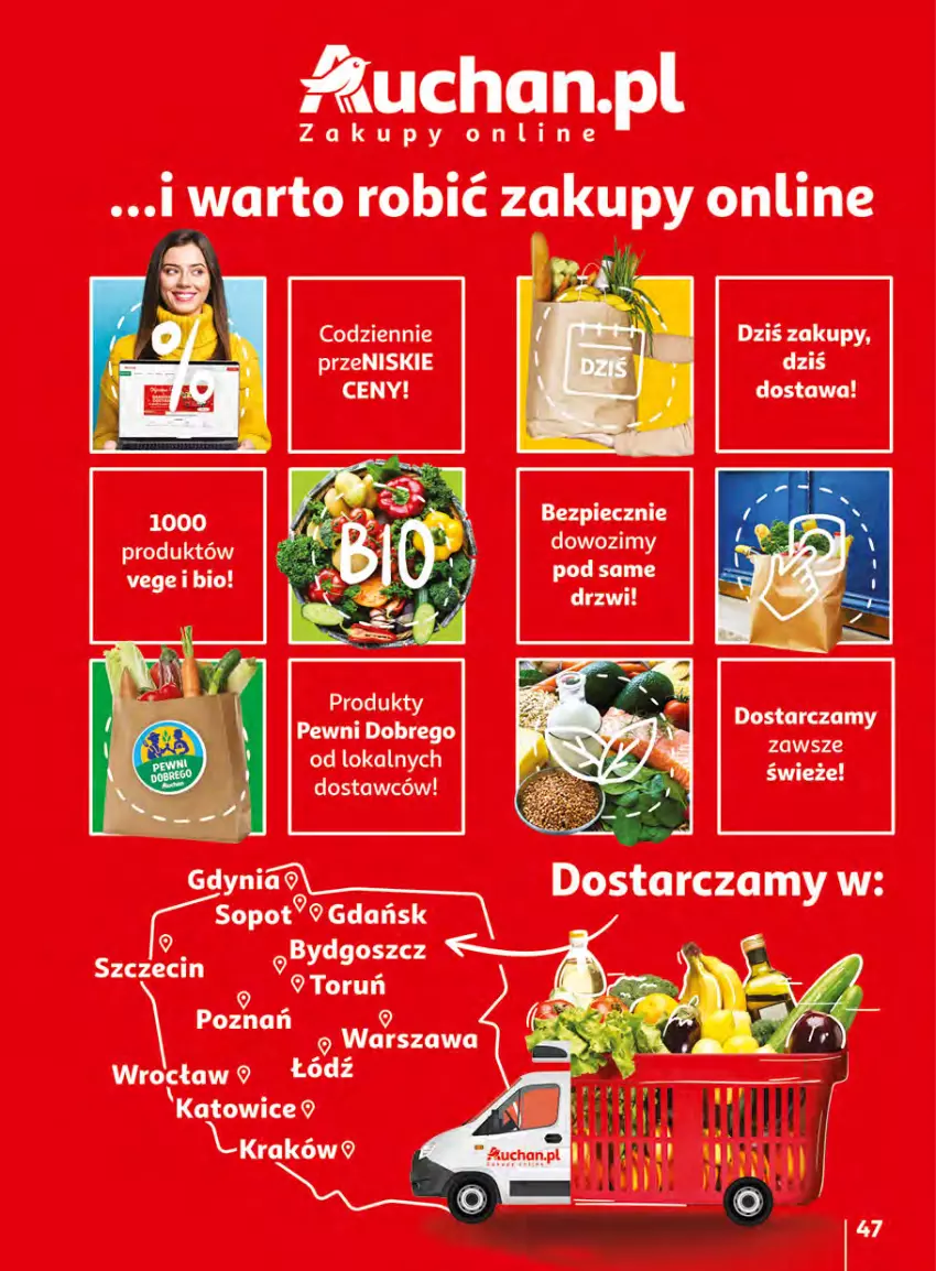 Gazetka promocyjna Auchan - Udane grillowanie jest w cenie Hipermarkety - ważna 19.05 do 28.05.2022 - strona 47 - produkty: Drzwi, Piec