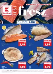 Gazetka promocyjna Kaufland - Ryby z naszej lady - Gazetka - ważna od 27.05 do 27.05.2026 - strona 1 - produkty: Halibut, Sos, Tusz, Pstrąg, Pstrąg łososiowy