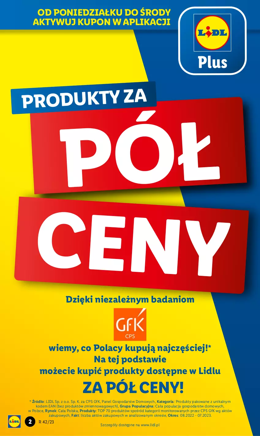 Gazetka promocyjna Lidl - GAZETKA - ważna 16.10 do 18.10.2023 - strona 2 - produkty: Danio, Fa, Monitor, Top