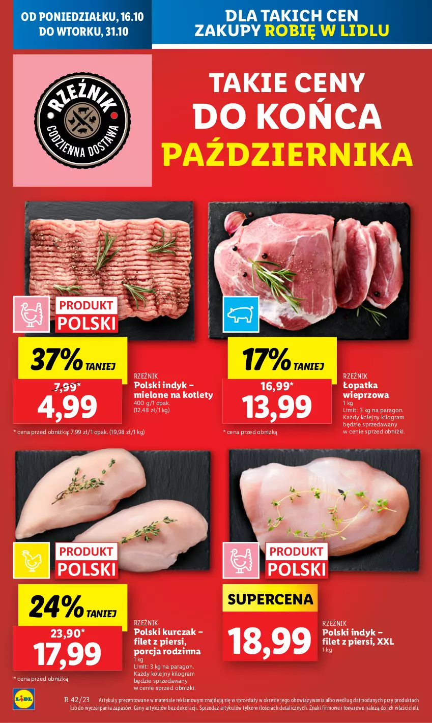 Gazetka promocyjna Lidl - GAZETKA - ważna 16.10 do 18.10.2023 - strona 4 - produkty: Gra, Kotlet, Kurczak, Olej, Por