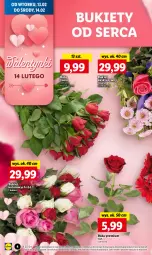 Gazetka promocyjna Lidl - GAZETKA - Gazetka - ważna od 14.02 do 14.02.2024 - strona 6 - produkty: Róża, Bukiet