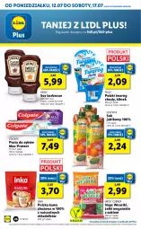 Gazetka promocyjna Lidl - GAZETKA - Gazetka - ważna od 14.07 do 14.07.2021 - strona 28 - produkty: Sos, Sok, Inka, Kawa zbożowa, Twaróg, Pasta do zębów, Kawa, Sok jabłkowy, Pilos, Twaróg chudy, Colgate, Heinz, LG