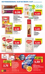 Gazetka promocyjna Lidl - GAZETKA - Gazetka - ważna od 14.07 do 14.07.2021 - strona 46 - produkty: Ser, Kawa, Tonik, Czekolada, Rurki, Baton, Deser, Kokos