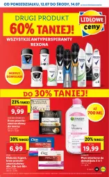 Gazetka promocyjna Lidl - GAZETKA - Gazetka - ważna od 14.07 do 14.07.2021 - strona 61 - produkty: Makijaż, Eveline, Rexona, Płyn micelarny, Krem przeciwzmarszczkowy, Mars, Garnier, Antyperspirant
