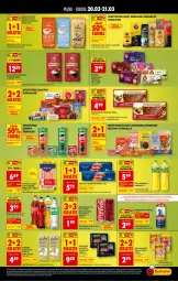 Gazetka promocyjna Biedronka - Tani Weekend - Gazetka - ważna od 21.03 do 21.03.2026 - strona 2 - produkty: Piwo, Makaron, Ciastka, Ser, Pur, Gra, Kawa ziarnista, Parówki, Parówki z szynki, Kawa, Coca-Cola, Spaghetti, Czekolada, Teekanne, Fanta, Barilla, Wkładki, Sprite, Harnaś, Fa