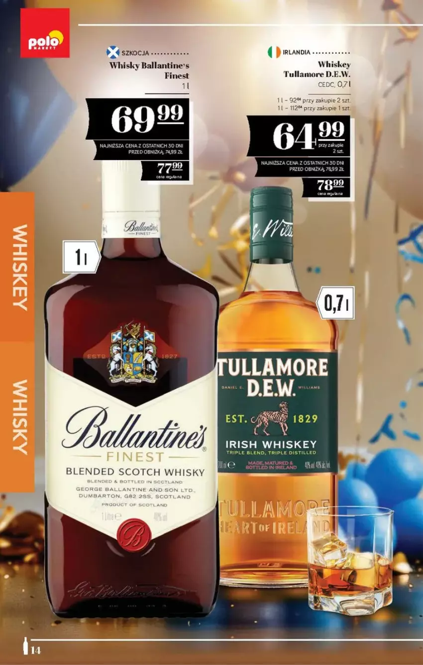 Gazetka promocyjna PoloMarket - ważna 21.02 do 03.03.2025 - strona 6 - produkty: Ballantine's, Fa, Koc, Whiskey, Whisky