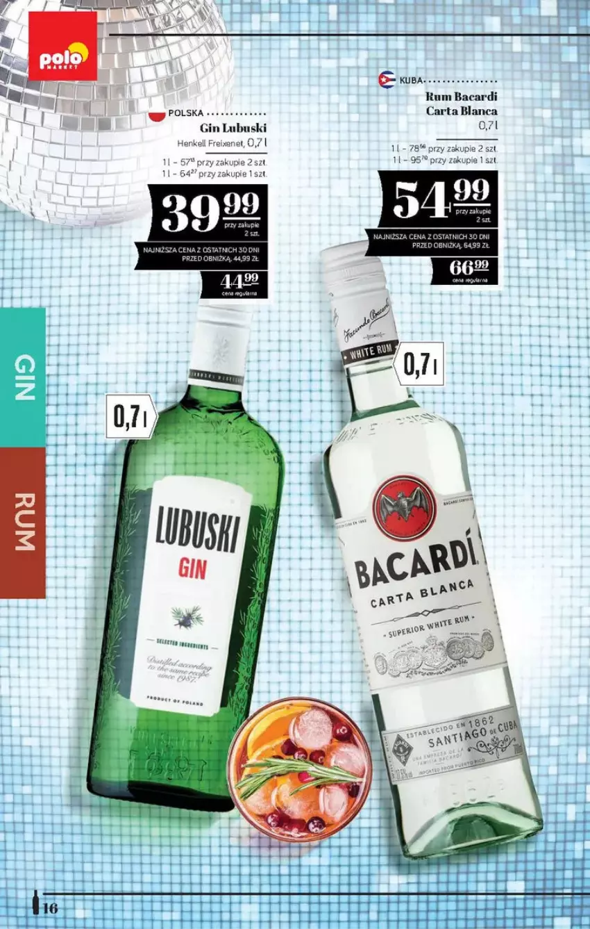 Gazetka promocyjna PoloMarket - ważna 21.02 do 03.03.2025 - strona 8 - produkty: Bacardi, Gin, Rum