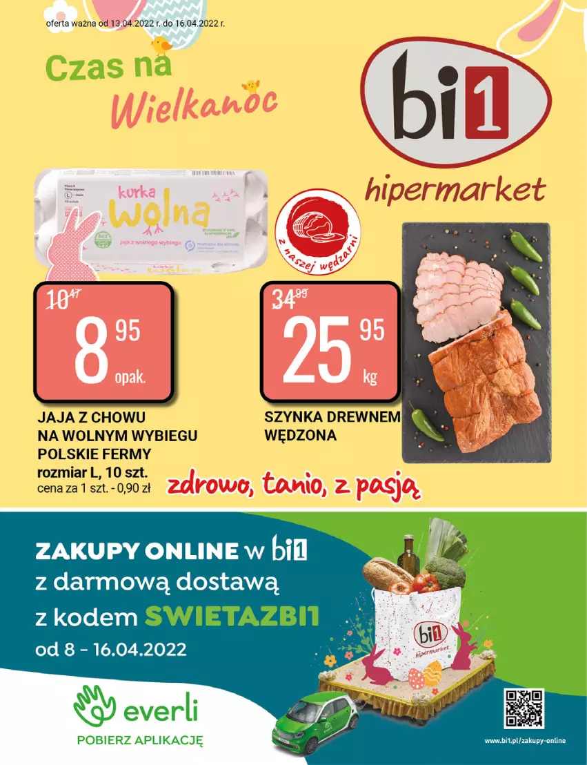 Gazetka promocyjna Bi1 - Czas na Wielkanoc - ważna 13.04 do 16.04.2022 - strona 1