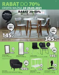 Gazetka promocyjna Jysk - Oferta tygodnia - Gazetka - ważna od 06.04 do 06.04.2021 - strona 30 - produkty: Ubrania, Sos, Gin, Stół, Statyw na ubrania, Krzesło, Siedzisko, Fotel, Lustro, Meble, Mięta