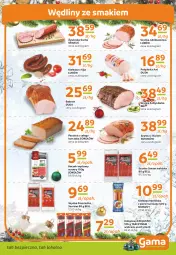 Gazetka promocyjna Gama - Gazetka Gama - Gazetka - ważna od 31.12 do 31.12.2023 - strona 3 - produkty: Piec, Kurczak, Polędwica, Krakus, Sok, Ser, Gra, Sokołów, Bell, Prosciutto, Pasztet, Duda, Szynka, Tarczyński, Morliny, Boczek, Kabanos, Kiełbasa