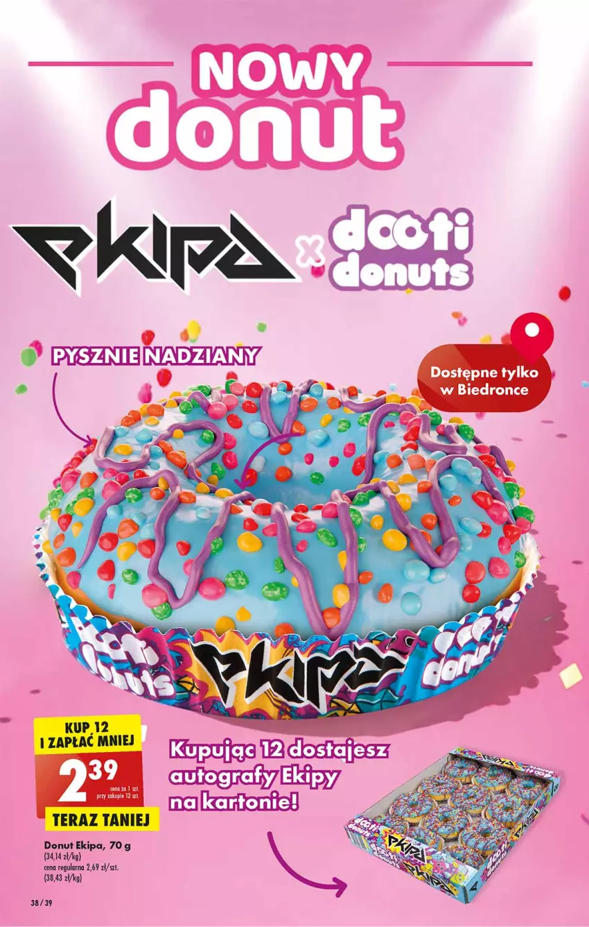 Gazetka promocyjna Biedronka - W tym tygodniu PN - ważna 25.04 do 02.05.2022 - strona 38 - produkty: Donut