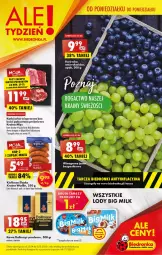 Gazetka promocyjna Biedronka - W tym tygodniu PN - Gazetka - ważna od 02.05 do 02.05.2022 - strona 1 - produkty: Top, AEG, Borówka, Karkówka wieprzowa, Big Milk, Dallmayr, Kawa, , Lody, Wino, Kiełbasa, Kiełbasa śląska