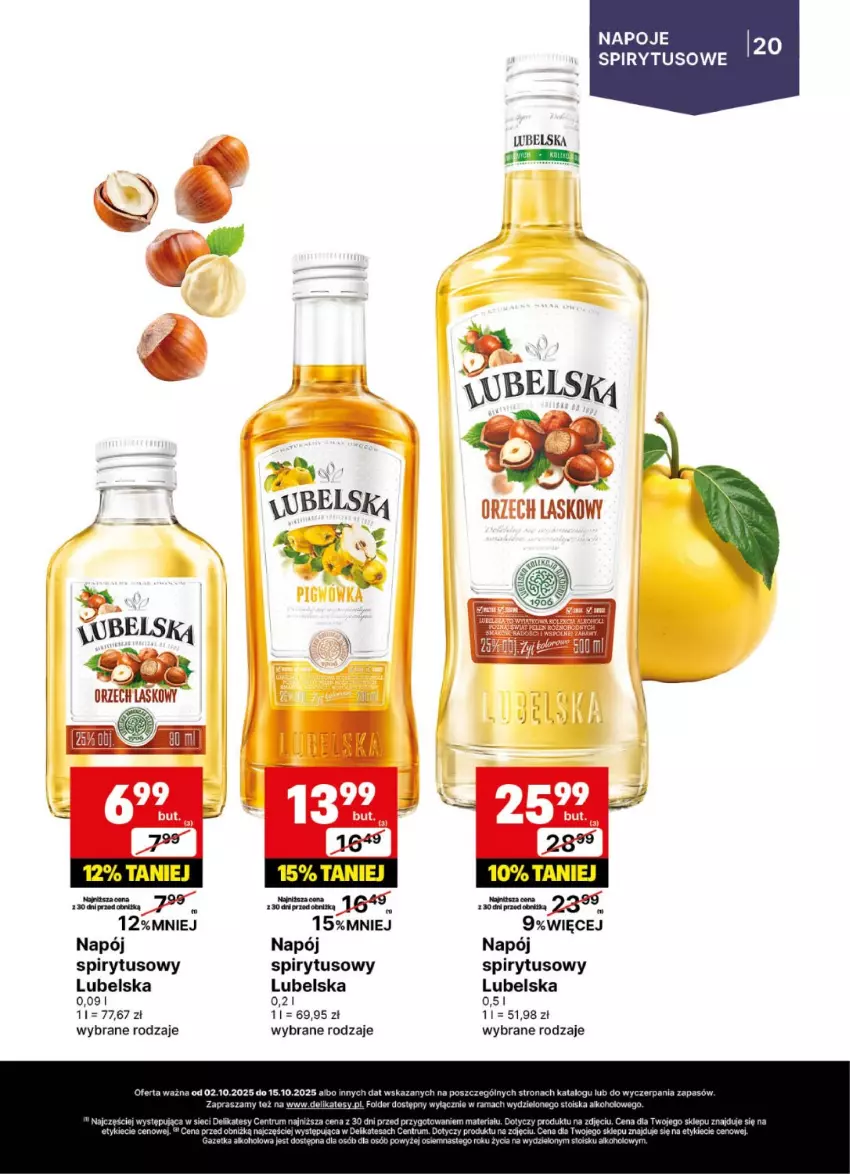 Gazetka promocyjna Delikatesy Centrum - Delibarek DC40-DC41 - ważna 02.10 do 15.10.2025 - strona 20 - produkty: Napój, Napoje, Rama, Rum