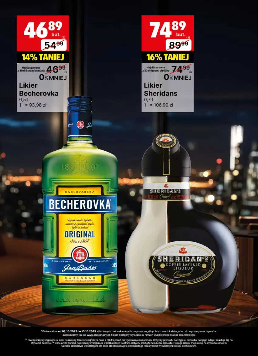 Gazetka promocyjna Delikatesy Centrum - Delibarek DC40-DC41 - ważna 02.10 do 15.10.2025 - strona 21 - produkty: Gin, Likier, Rama, Rum