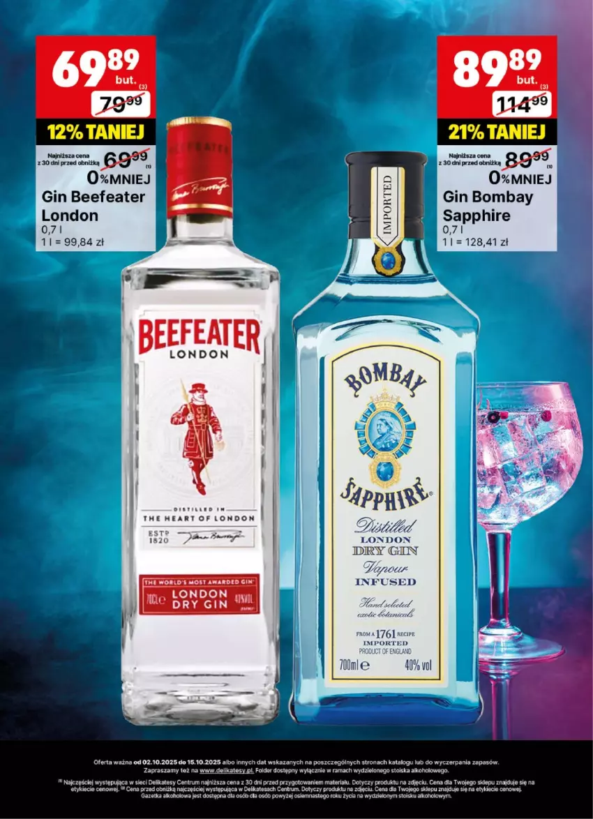 Gazetka promocyjna Delikatesy Centrum - Delibarek DC40-DC41 - ważna 02.10 do 15.10.2025 - strona 27 - produkty: Gin, Por, Rama, Rum