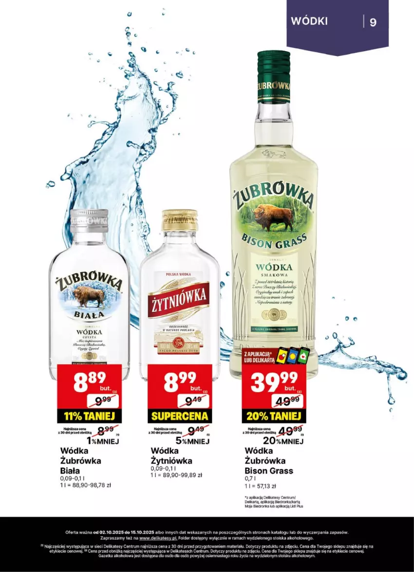 Gazetka promocyjna Delikatesy Centrum - Delibarek DC40-DC41 - ważna 02.10 do 15.10.2025 - strona 9 - produkty: Gra, Rama, Rum, Wódka