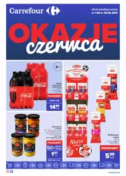 Gazetka promocyjna Carrefour - Gazetka Okazje czerwca - Gazetka - ważna od 30.06 do 30.06.2021 - strona 1 - produkty: Mus, Kosz, Coca-Cola, Duda, Napój gazowany, Kabanos, Napój, Musztarda