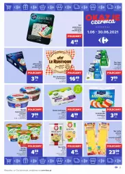Gazetka promocyjna Carrefour - Gazetka Okazje czerwca - Gazetka - ważna od 30.06 do 30.06.2021 - strona 3 - produkty: Mozzarella, Ser, Gra, Włoszczowski, Rust, Mascarpone, Tarta, Serek, Gouda plastry, Ser kozi, NaTurek, Galbani, Ser pleśniowy, Gouda, Tartare