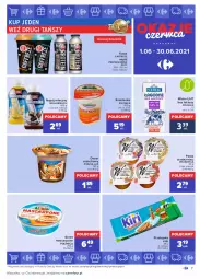 Gazetka promocyjna Carrefour - Gazetka Okazje czerwca - Gazetka - ważna od 30.06 do 30.06.2021 - strona 7 - produkty: Ser, Piątnica, Müllermilch, Zott, Kawa, Mascarpone, Serek, Müller, Napój mleczny, Deser, POLMLEK, Napój, Mleko