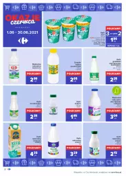 Gazetka promocyjna Carrefour - Gazetka Okazje czerwca - Gazetka - ważna od 30.06 do 30.06.2021 - strona 8 - produkty: BIC, Maślanka, Zott, Kefir naturalny, Kask, Kosz, Mlekovita, Robico, Kefir, Mleko
