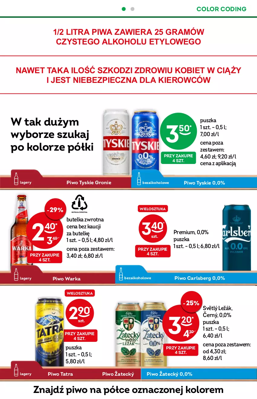 Gazetka promocyjna Żabka - ważna 06.07 do 12.07.2022 - strona 20 - produkty: Carlsberg, Gra, Piec, Piwa, Piwo, Tatra, Tyskie, Warka