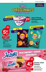 Gazetka promocyjna Żabka - Gazetka - ważna od 12.07 do 12.07.2022 - strona 15 - produkty: Goplana, Ciastka, Zott, Jogurt, Jeżyki, Chipsy, Mascarpone, LANA, Grill, Lay’s