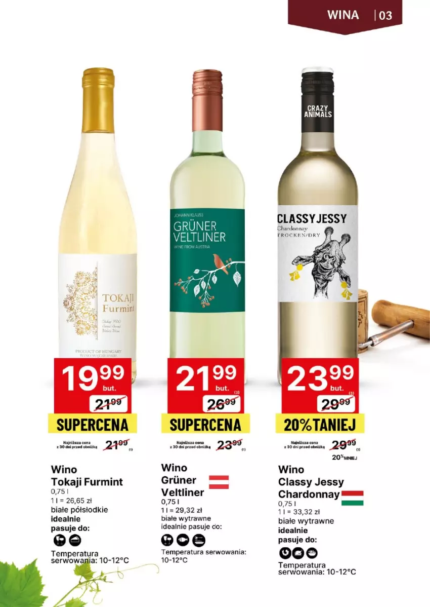 Gazetka promocyjna Delikatesy Centrum - DeliBarek DC17-DC18 - ważna 22.04 do 05.05.2024 - strona 3 - produkty: Chardonnay, Ser, Tokaji, Wino