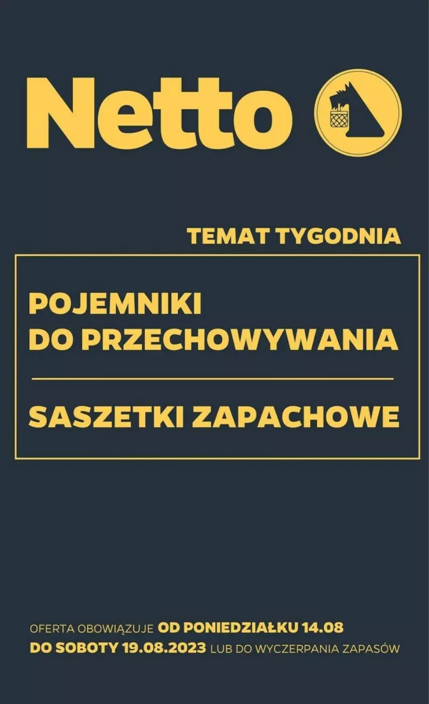 Gazetka promocyjna Netto - ważna 14.08 do 20.08.2023 - strona 1 - produkty: Pojemnik